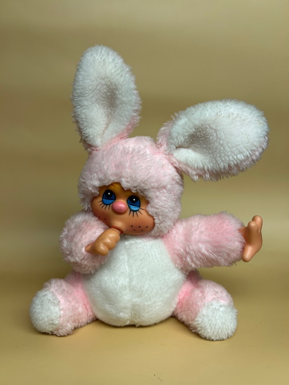 Vintage Atlanta Novelty Gerber Baby Doll Bunny Plush Stuffed Animal 8" VG !